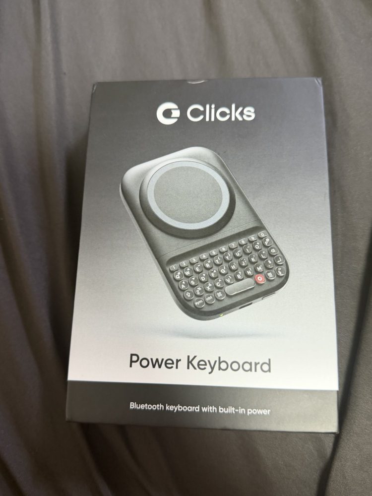 클릭스 파워 키보드 Clicks Power Keyboard 박스 전면