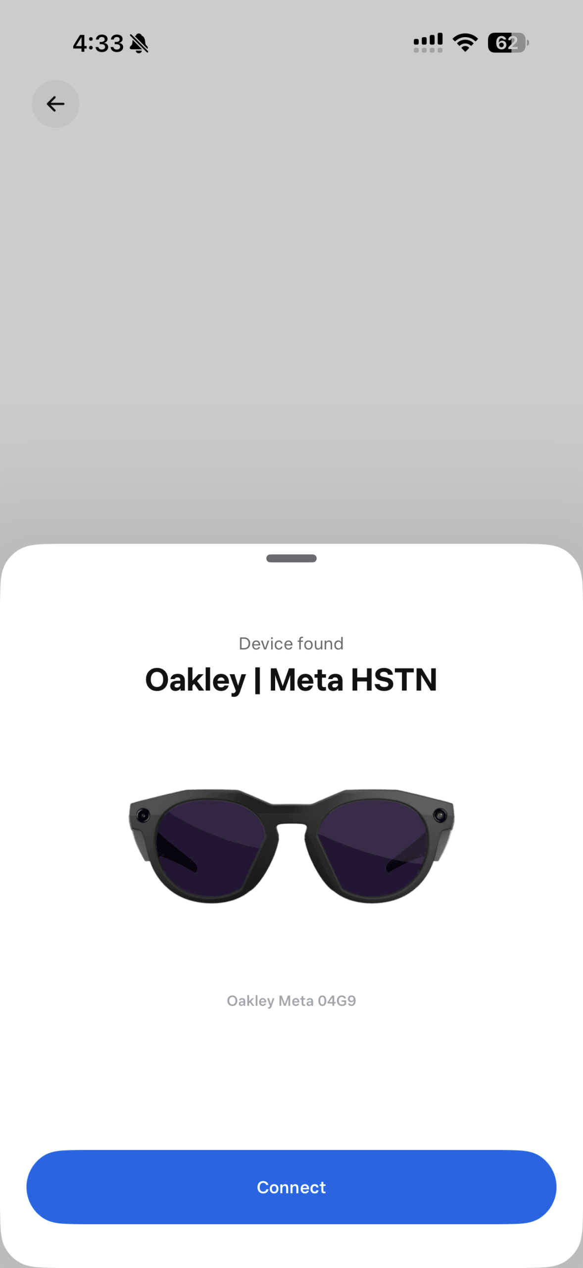 메타 오클리 HSTN 사용기 + 고장 10 Meta AI 앱 Oakley Meta HSTN 기기 발견 연결 화면