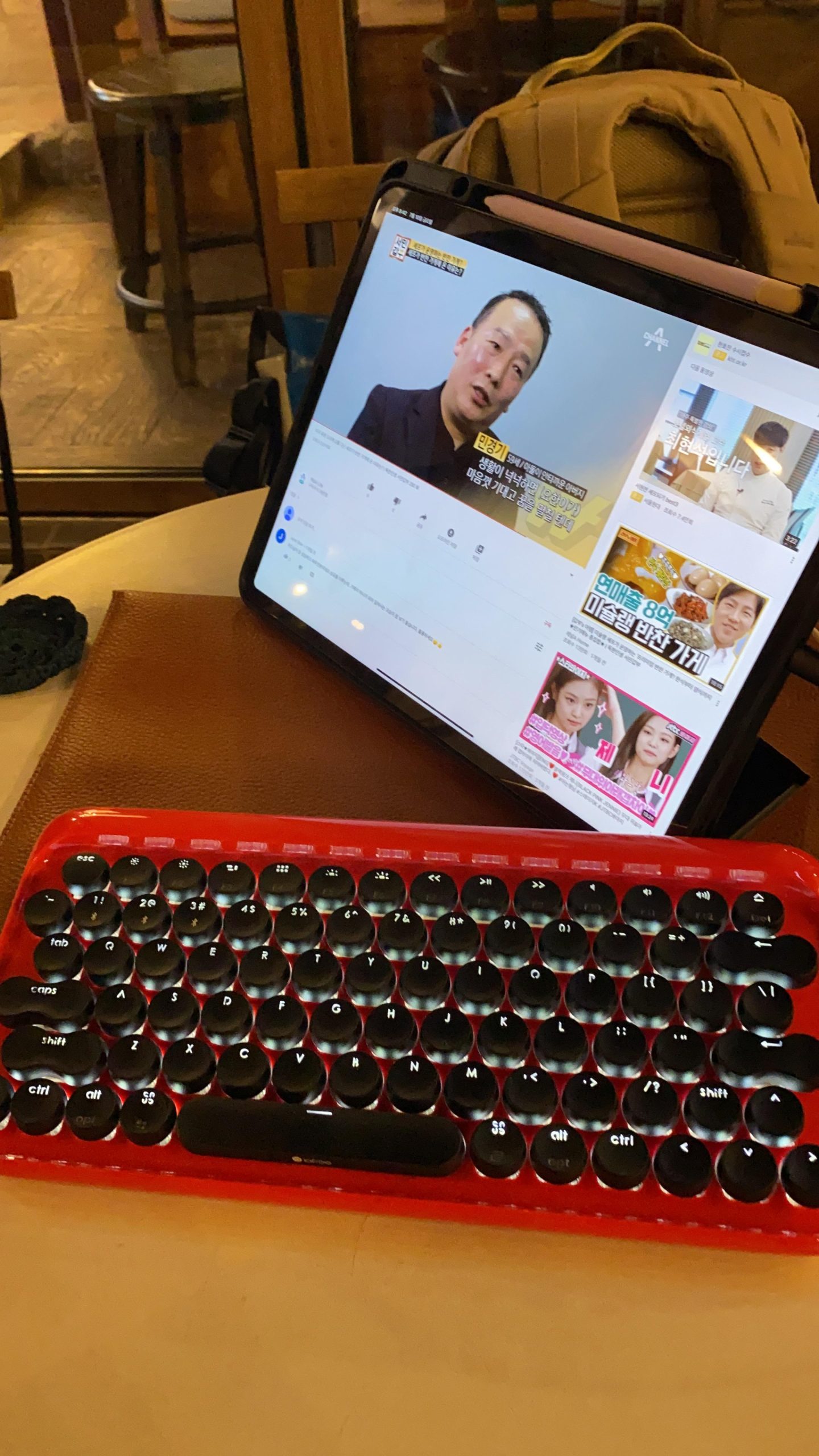 무아스 x 로프리 DOT 블루투스 기계식 키보드